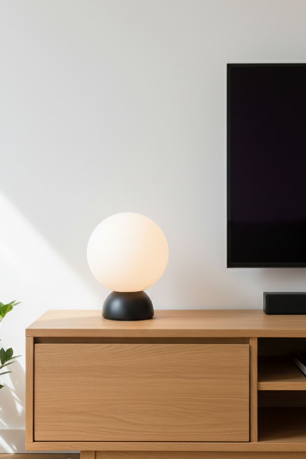 Modern European furniture - Opal Glass Globe Table Lamp - www.oroa.com