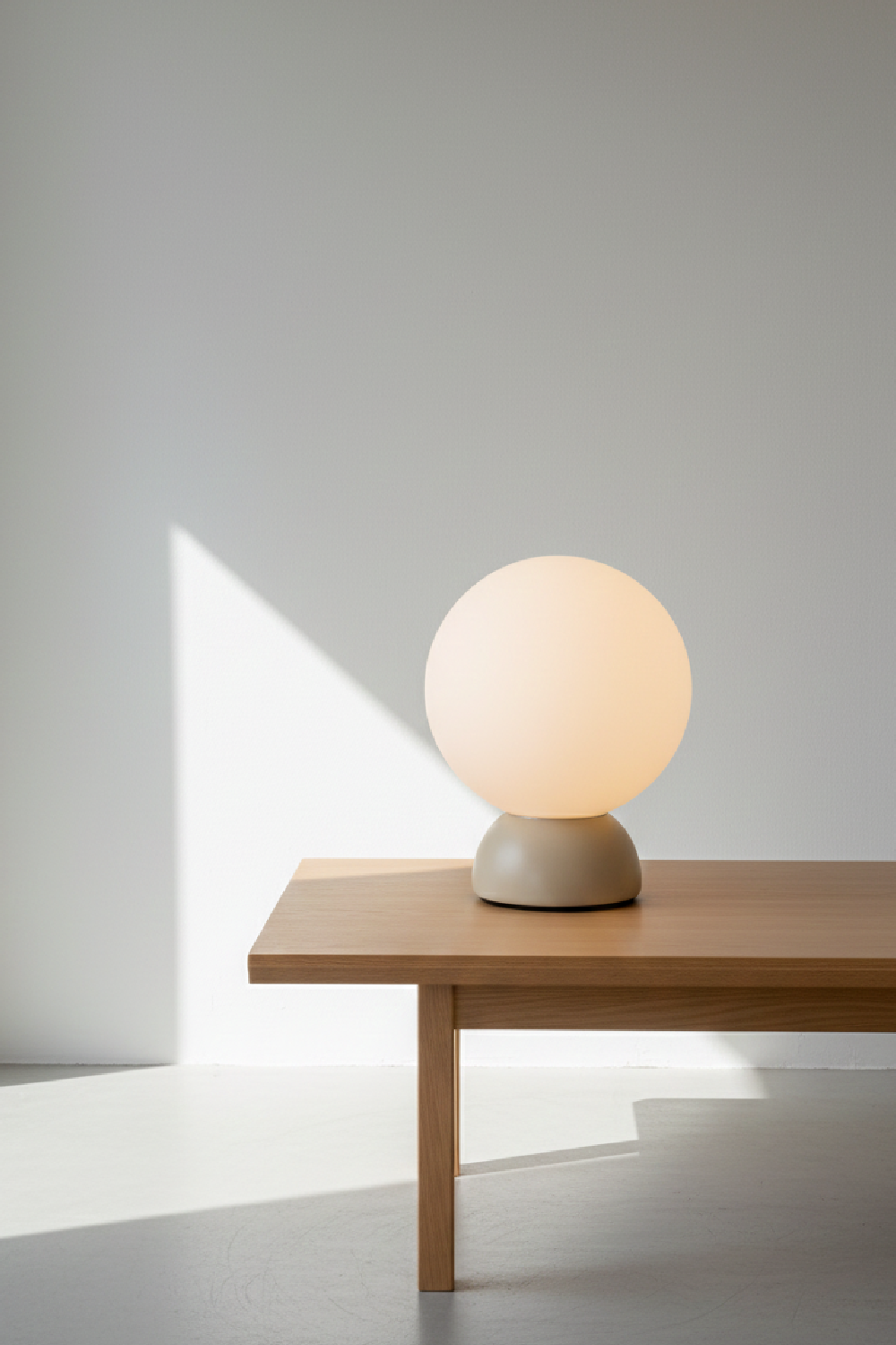 Modern European furniture - Opal Glass Globe Table Lamp - www.oroa.com