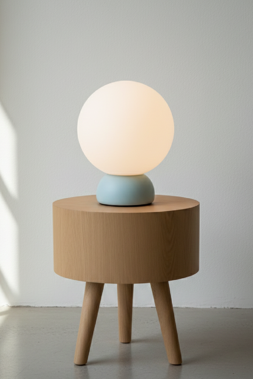 Modern European furniture - Opal Glass Globe Table Lamp - www.oroa.com