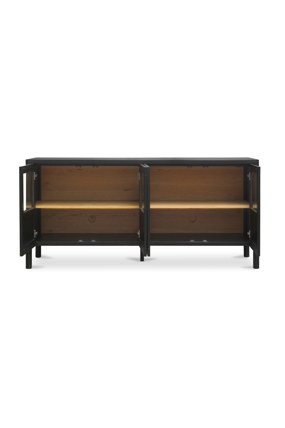 Solid Pine 4-Door Sideboard | Novi Living Hannah | Oroa.com