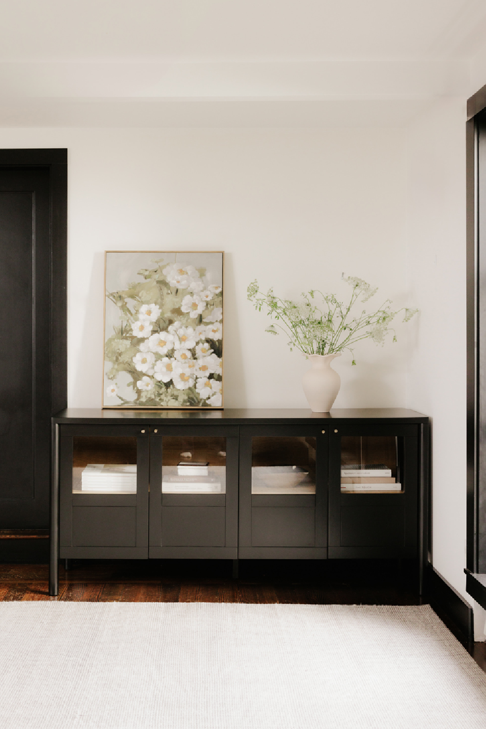 Solid Pine 4-Door Sideboard | Novi Living Hannah | Oroa.com