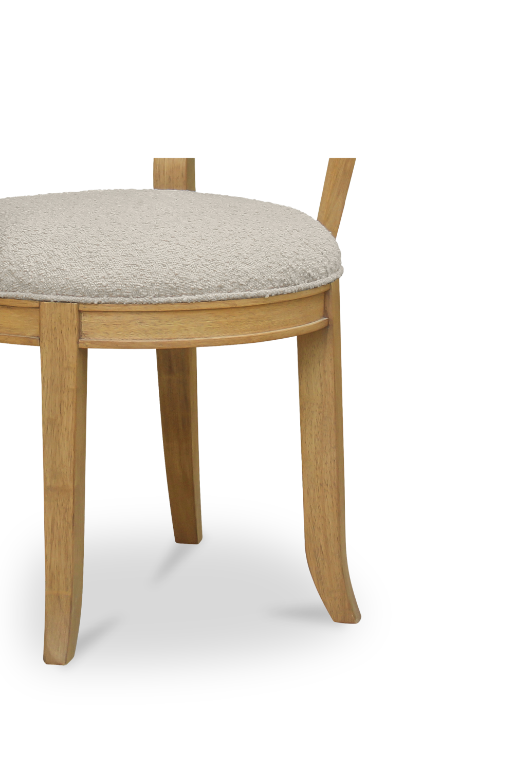 Modern European furniture - Wire-brushed Rubberwood Dining Chair - www.oroa.com