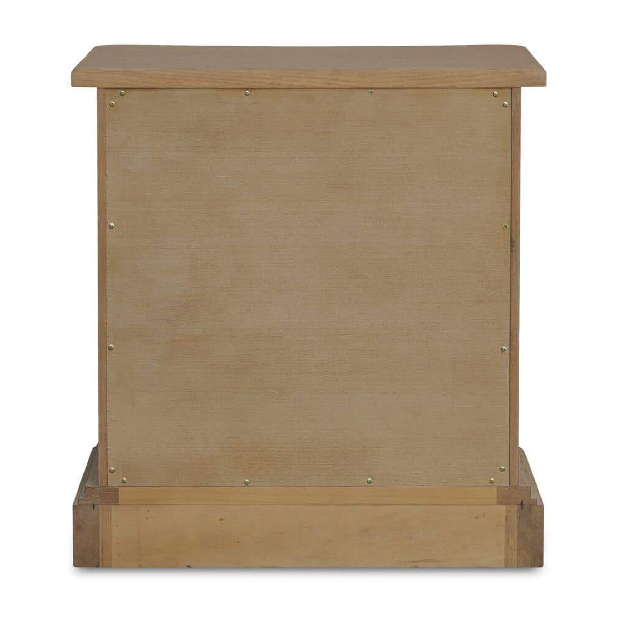Modern European furniture - Solid Oak Curved 3-Drawer Nightstand - www.oroa.com