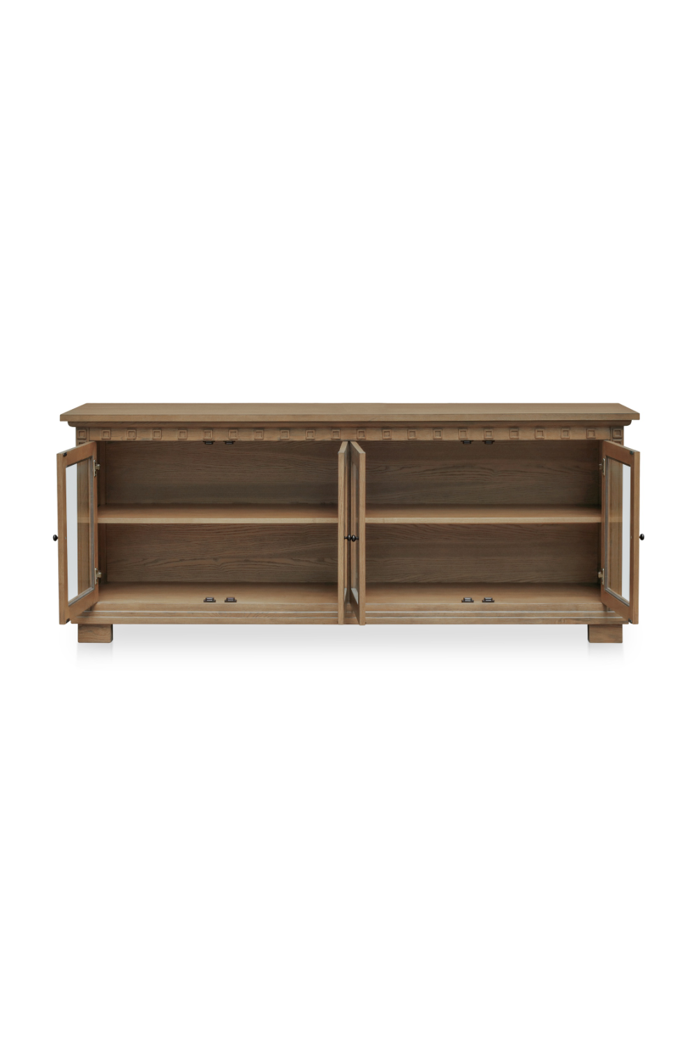 Modern European furniture - Brown Ash 4-Door Sideboard - www.oroa.com