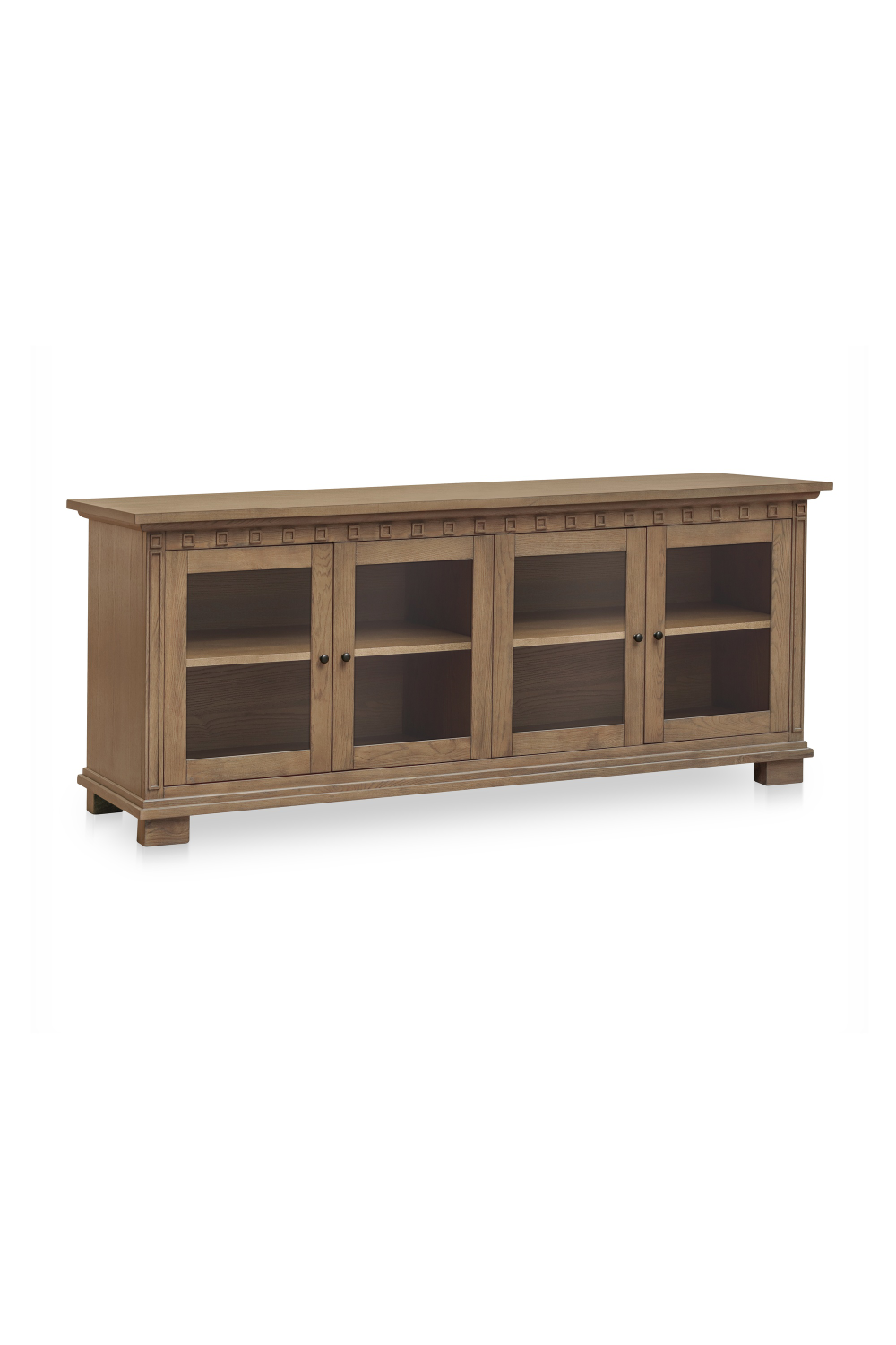 Modern European furniture - Brown Ash 4-Door Sideboard - www.oroa.com