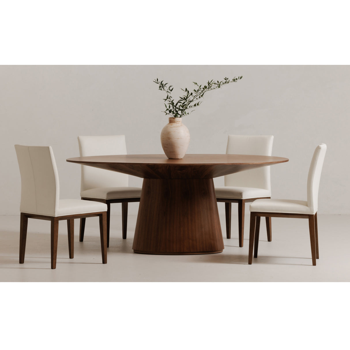 Modern European furniture - Top Grain Leather Dining Chairs (2) - www.oroa.com