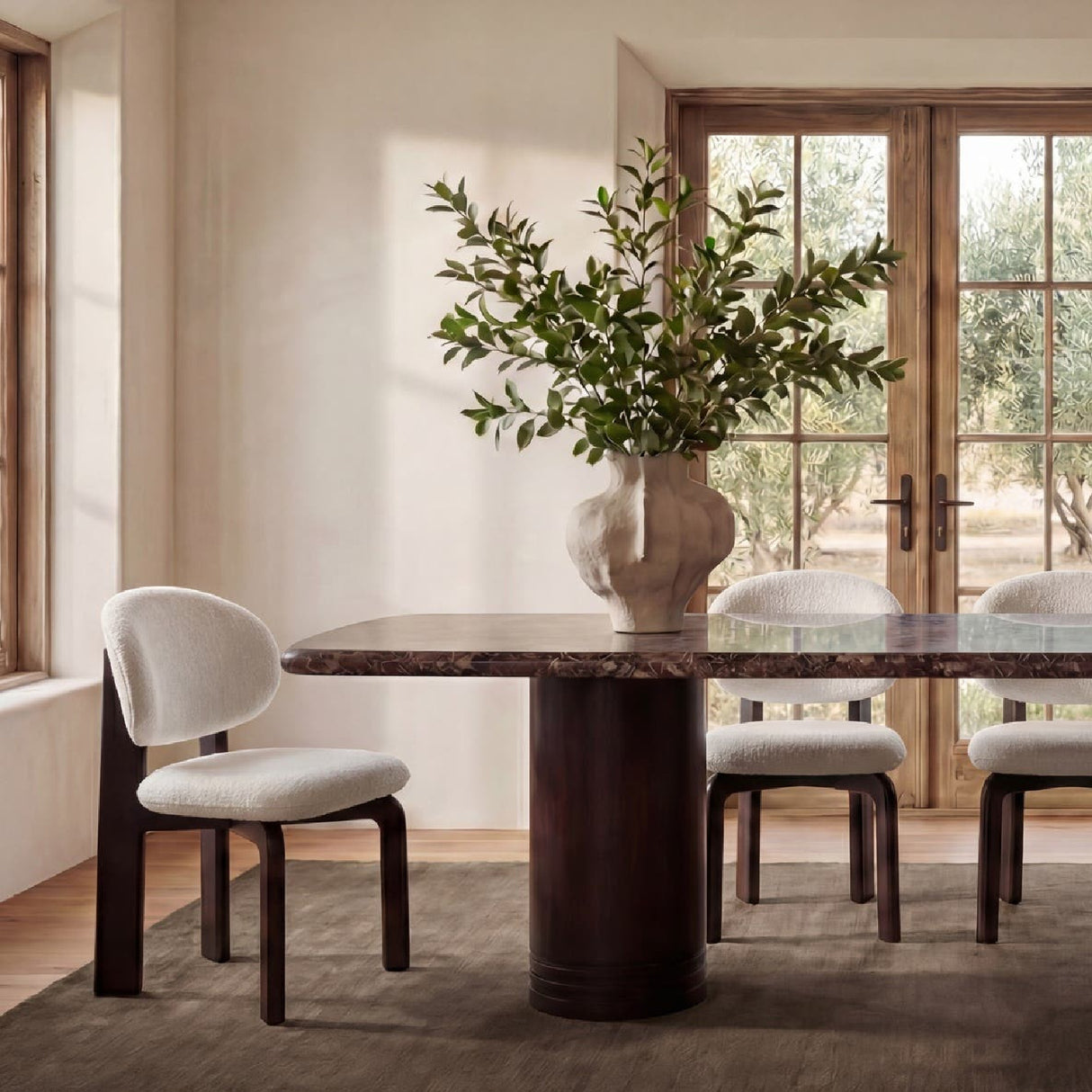 Round-Back Modern Dining Chair | Novi Living Sami