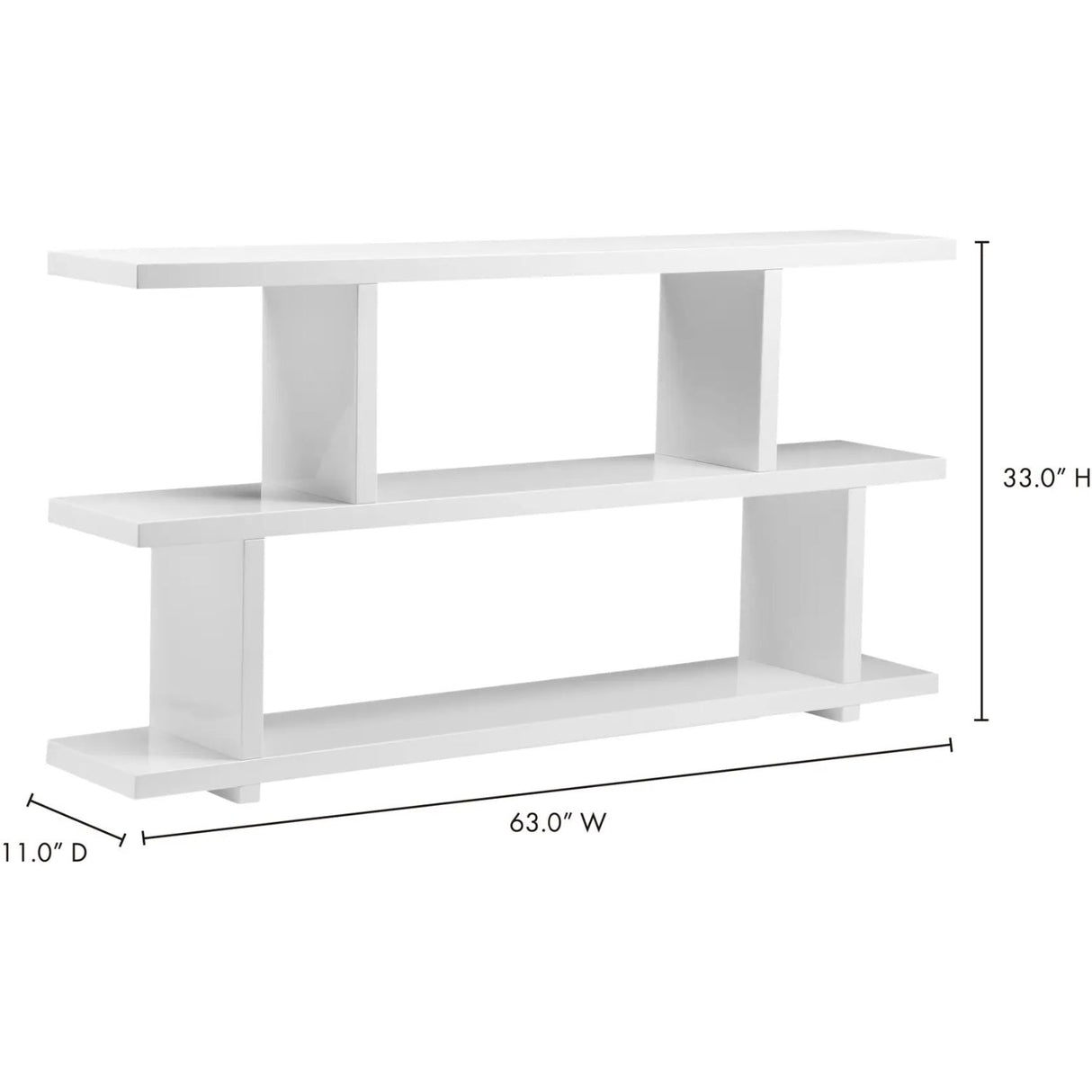 Modern European furniture - Wooden Room Divider Shelf - www.oroa.com