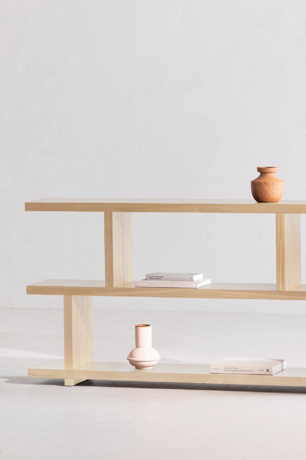 Modern European furniture - White Oak Veneer Shelf - www.oroa.com