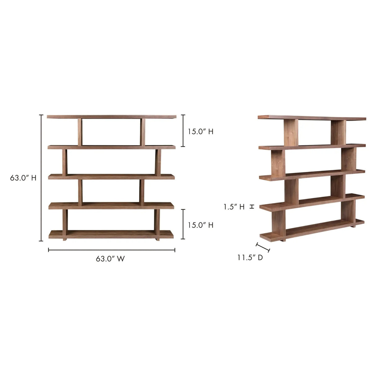 Modern European furniture - Wooden Room Divider Shelf - www.oroa.com | Oroa.com
