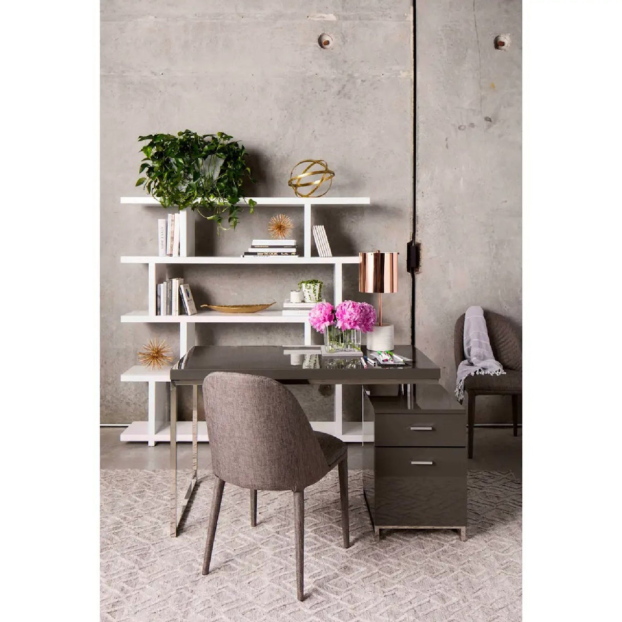 Modern European furniture - Wooden Room Divider Shelf - www.oroa.com