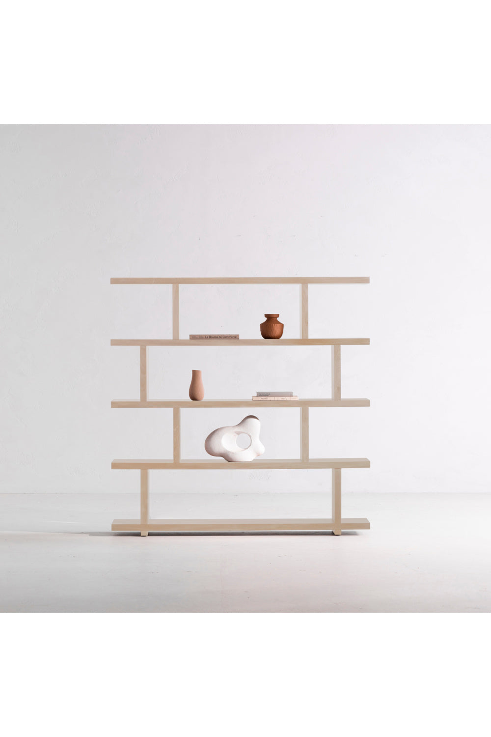 Modern European furniture - White Oak Veneer Shelf - www.oroa.com