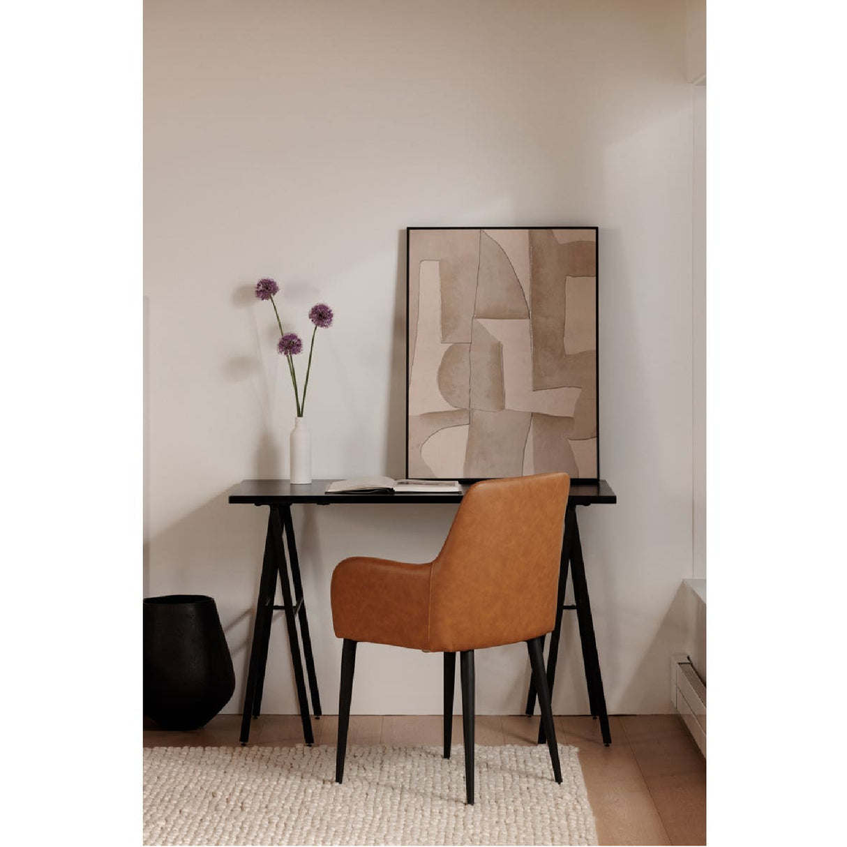 Modern European furniture - Tufted Vegan Leather Dining Chairs (2) - www.oroa.com | Oroa.com