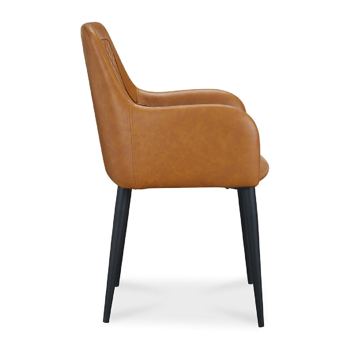 Modern European furniture - Tufted Vegan Leather Dining Chairs (2) - www.oroa.com | Oroa.com
