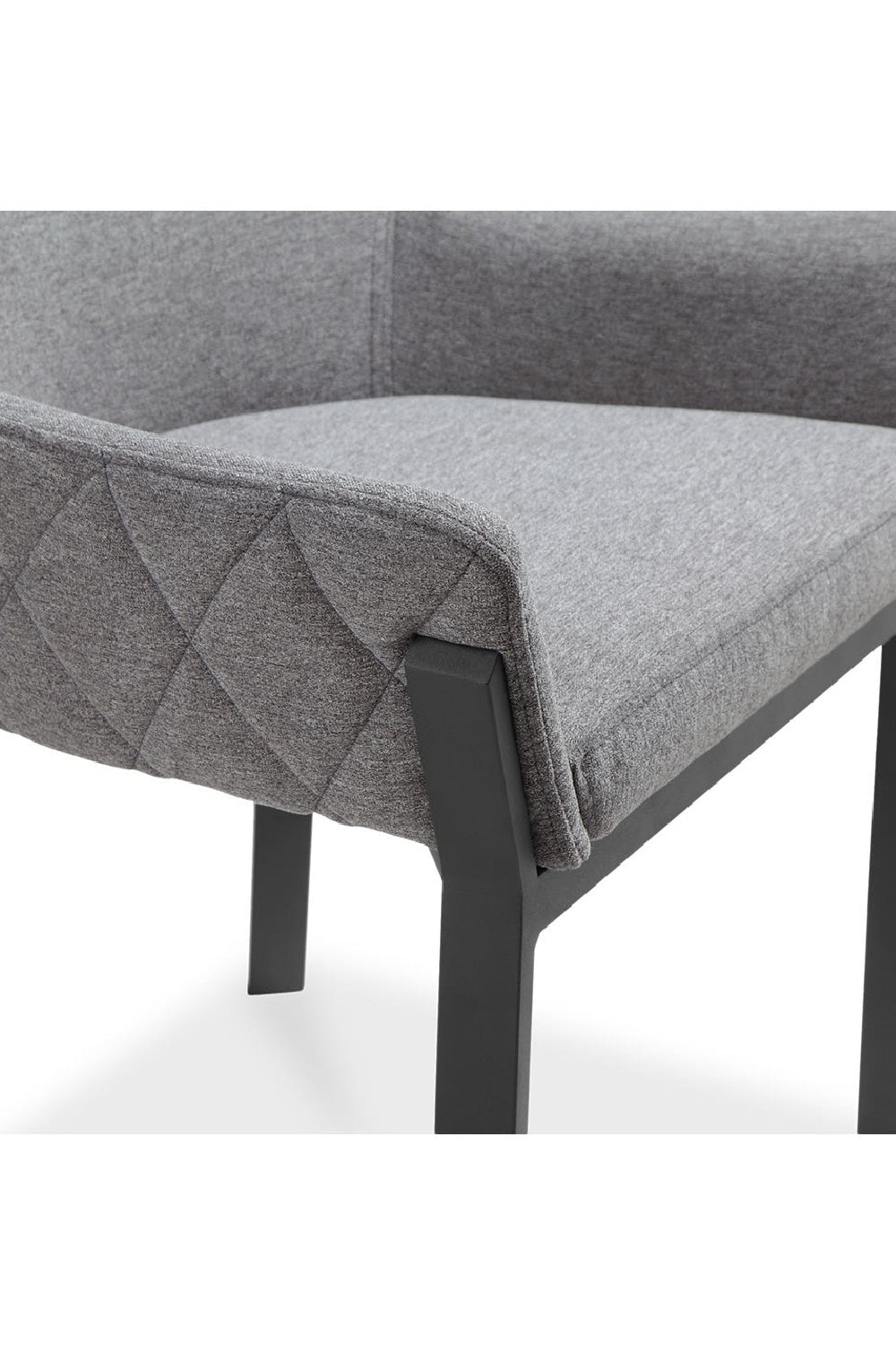 Modern European furniture - Quilted Upholstered Dining Chairs (2) - www.oroa.com