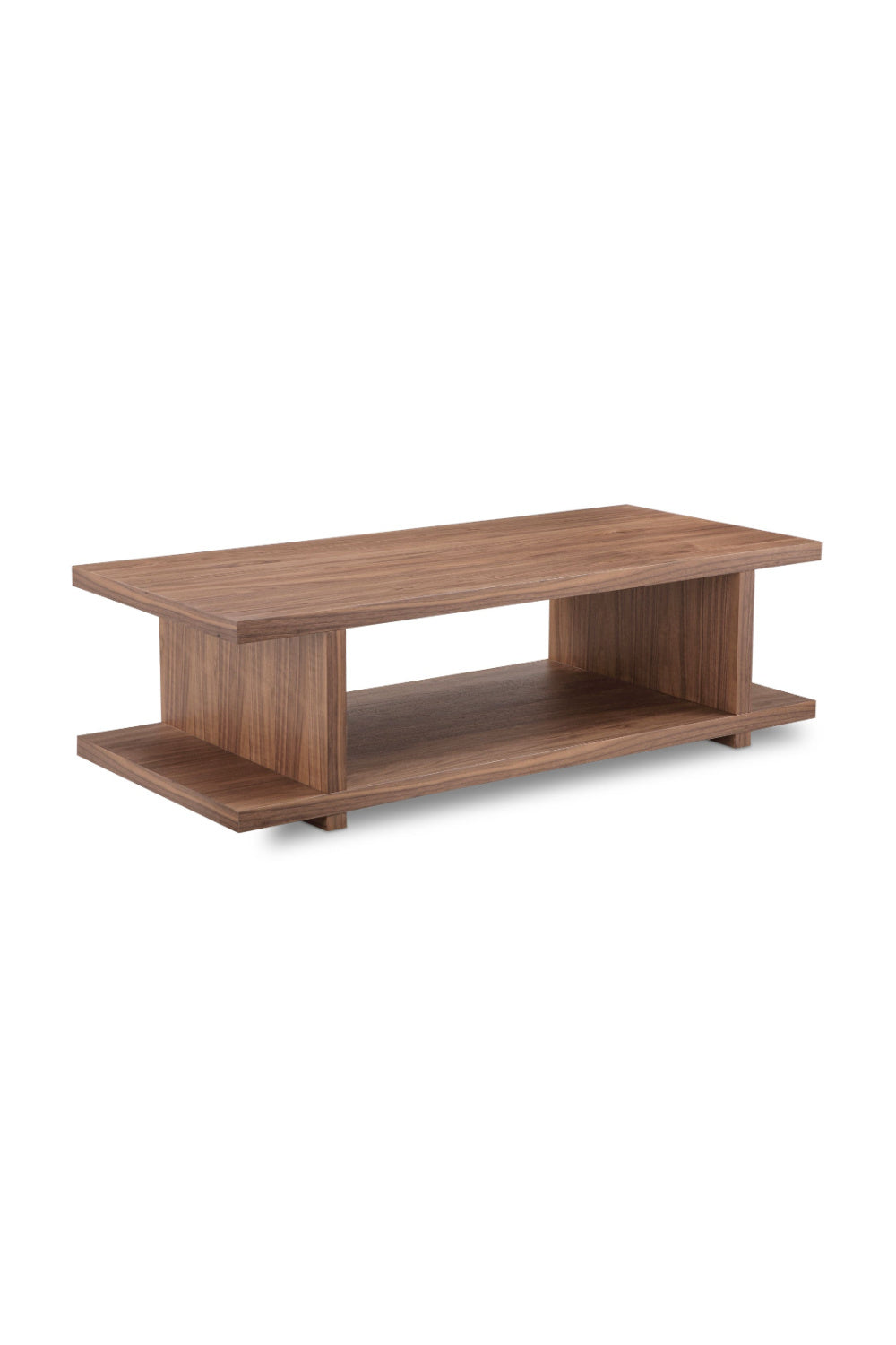 Modern European furniture - Walnut Open-Shelf Coffee Table - www.oroa.com