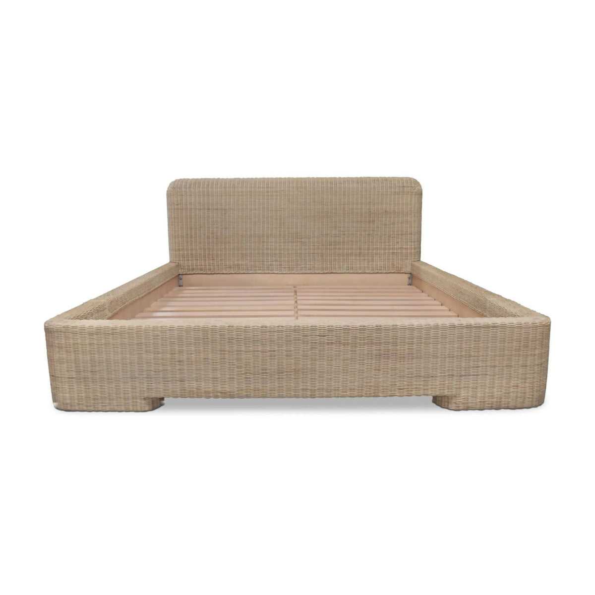 Woven Natural Rattan Bed | Novi Living Claudia
