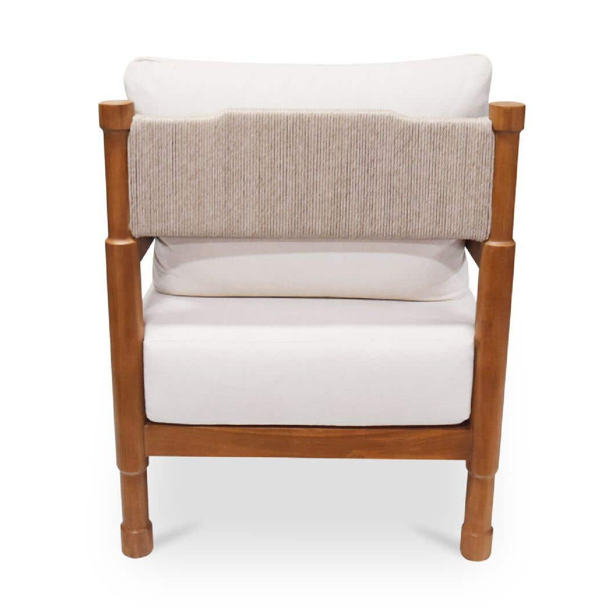 Modern or European furniture - Natural Teak Outdoor Accent Chair - www.oroa.com