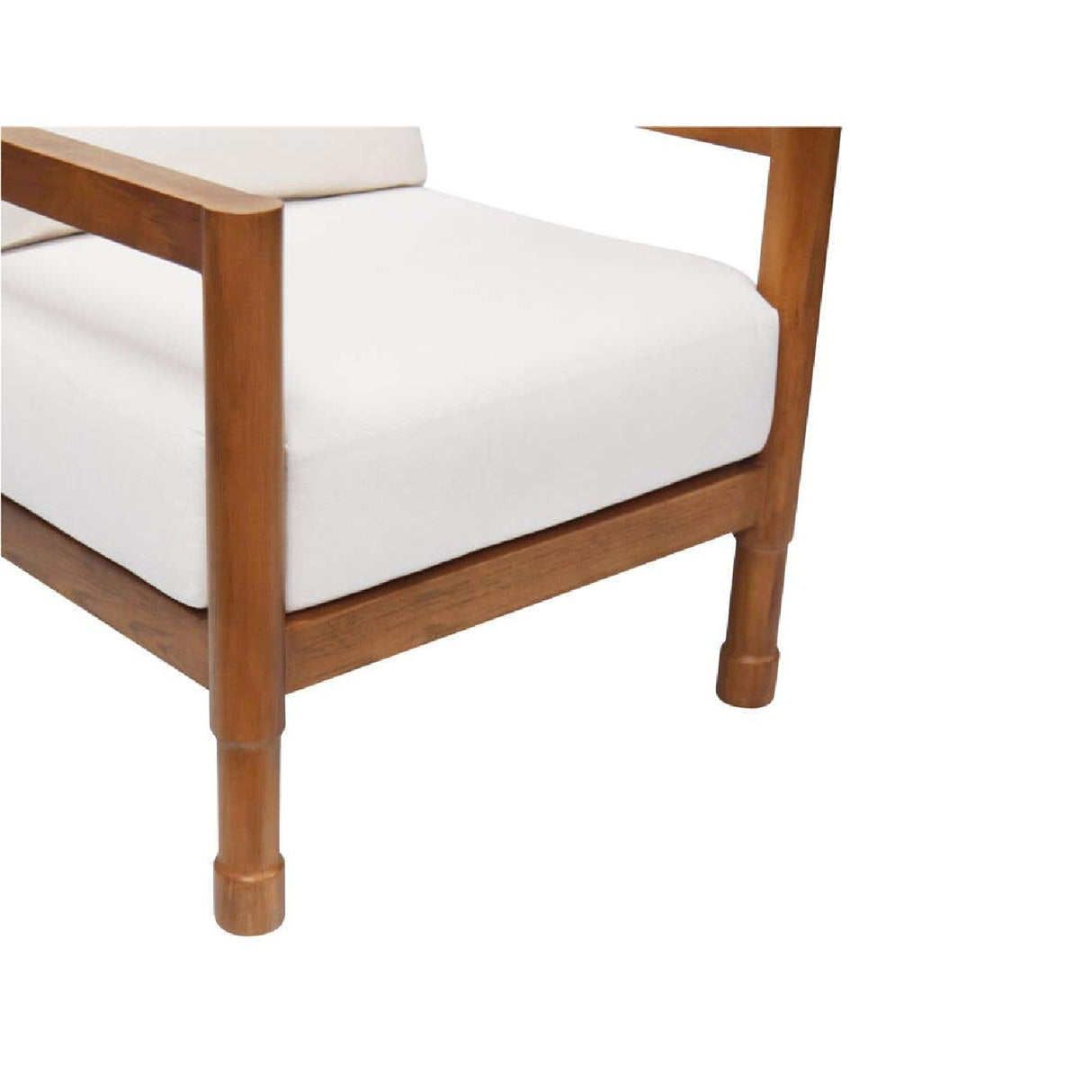 Modern or European furniture - Natural Teak Outdoor Accent Chair - www.oroa.com