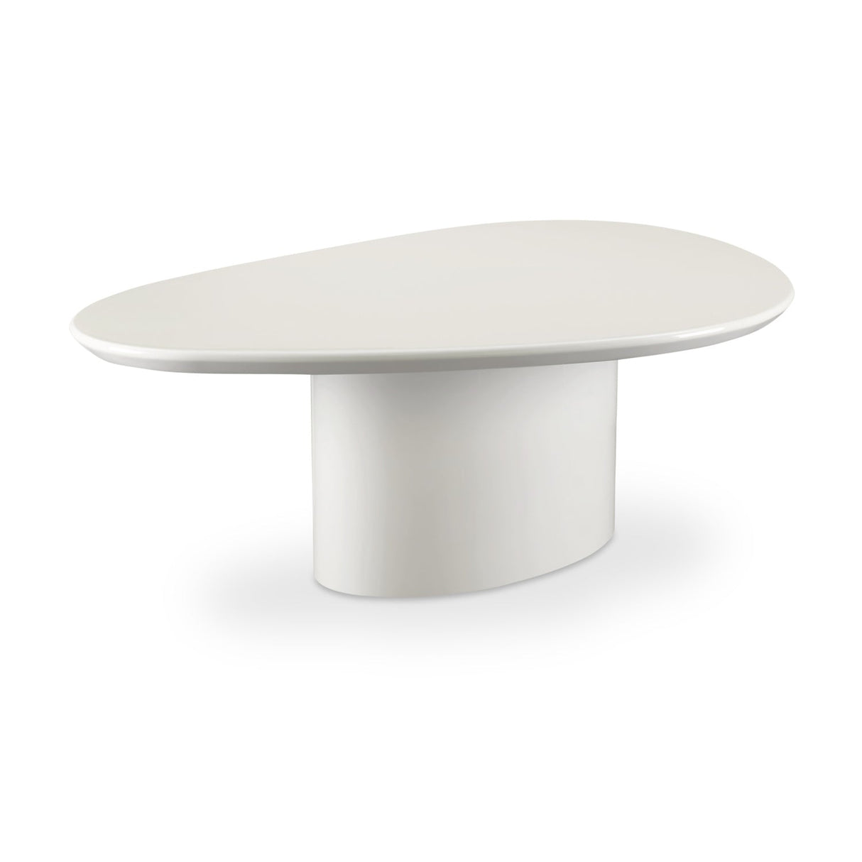 Modern European furniture - Organic-Shaped Lacquered Coffee Table - www.oroa.com