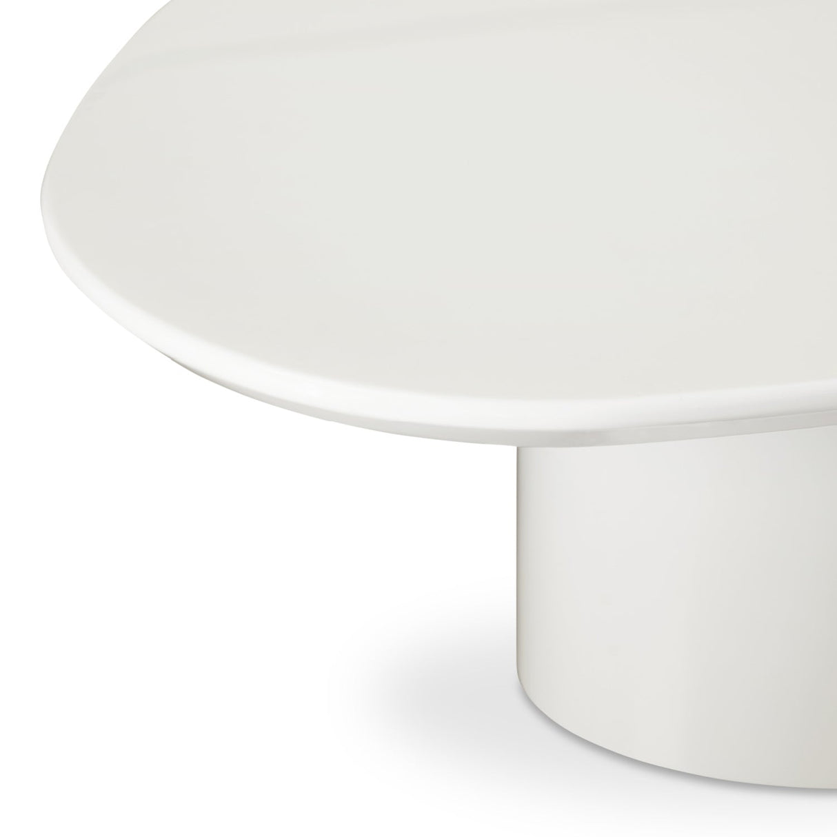 Modern European furniture - Organic-Shaped Lacquered Coffee Table - www.oroa.com