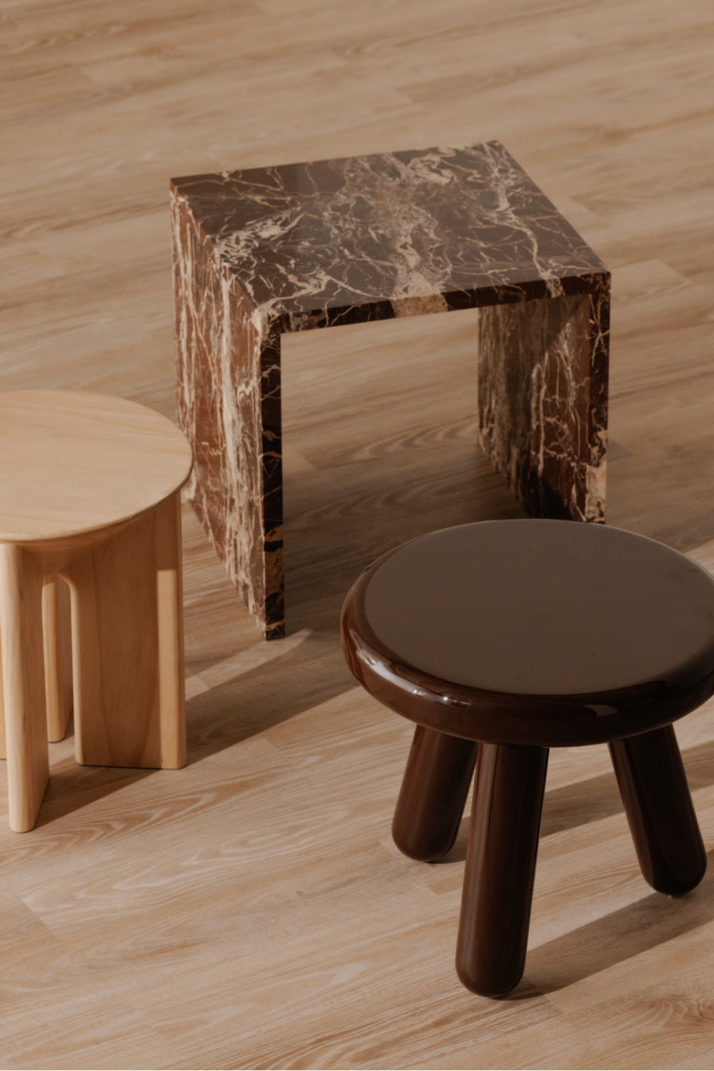 Modern European furniture - Lacquered Tripod Accent Table - www.oroa.com