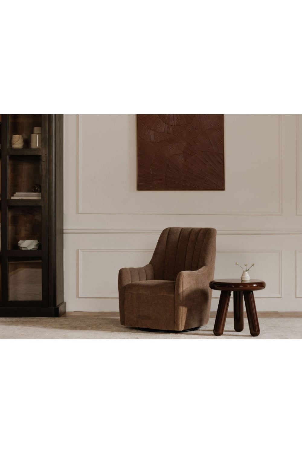 Modern European furniture - Lacquered Tripod Accent Table - www.oroa.com