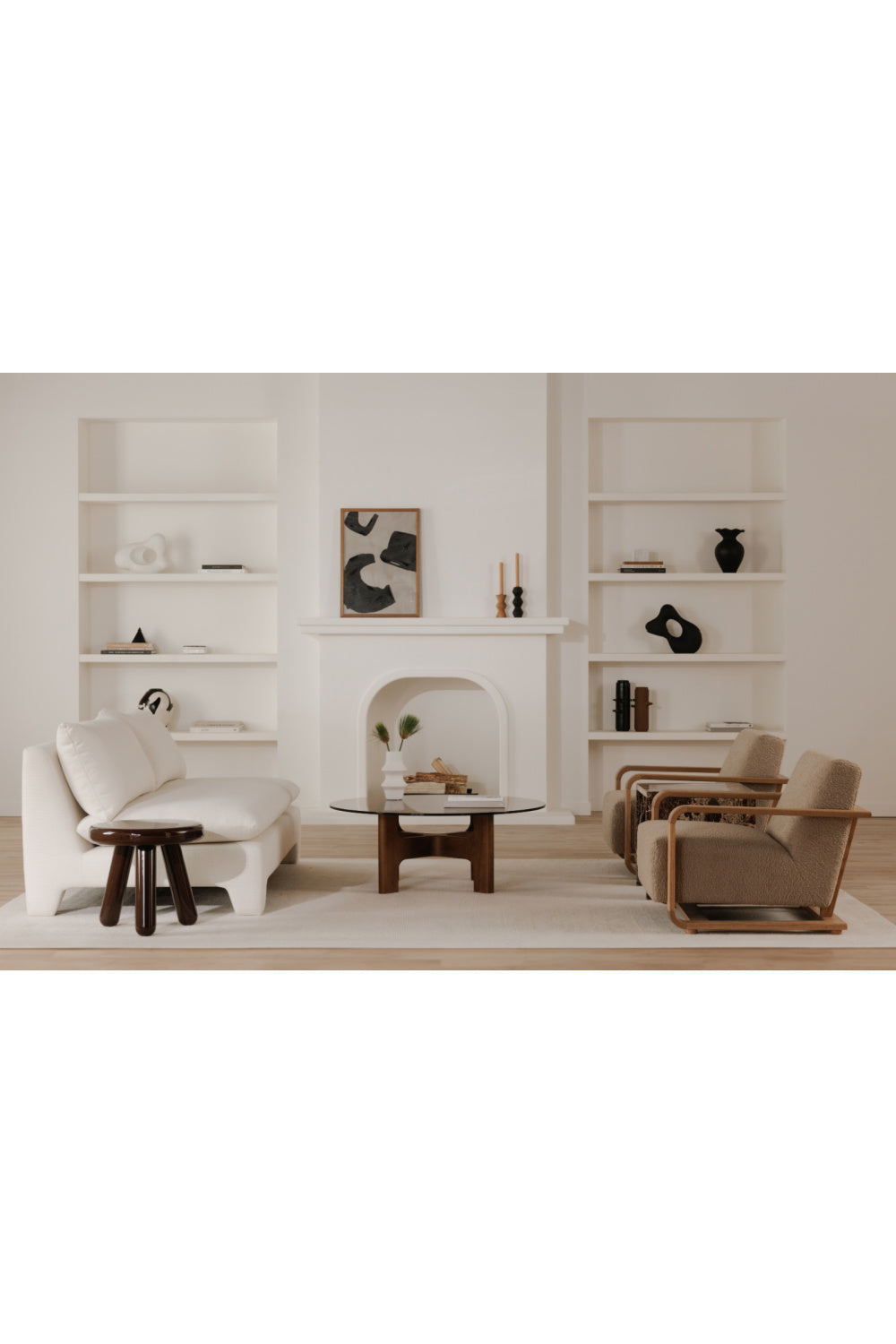 Modern European furniture - Lacquered Tripod Accent Table - www.oroa.com