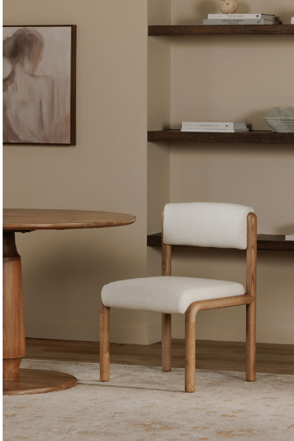 Modern European furniture - Solid Ash Framed Dining Chairs (2) - www.oroa.com | Oroa.com