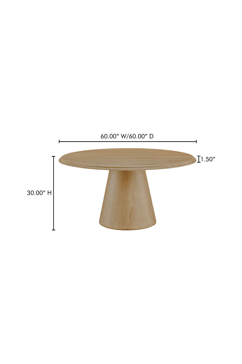 Modern European furniture - Espresso Brown Wood Dining Table - www.oroa.com