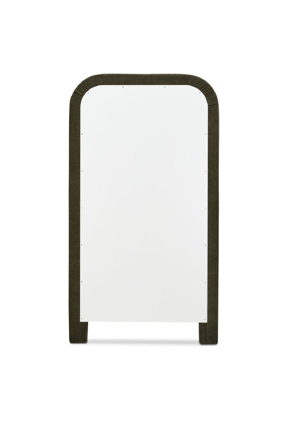 Modern European furniture - Ruched Upholstered Floor Mirror - www.oroa.com