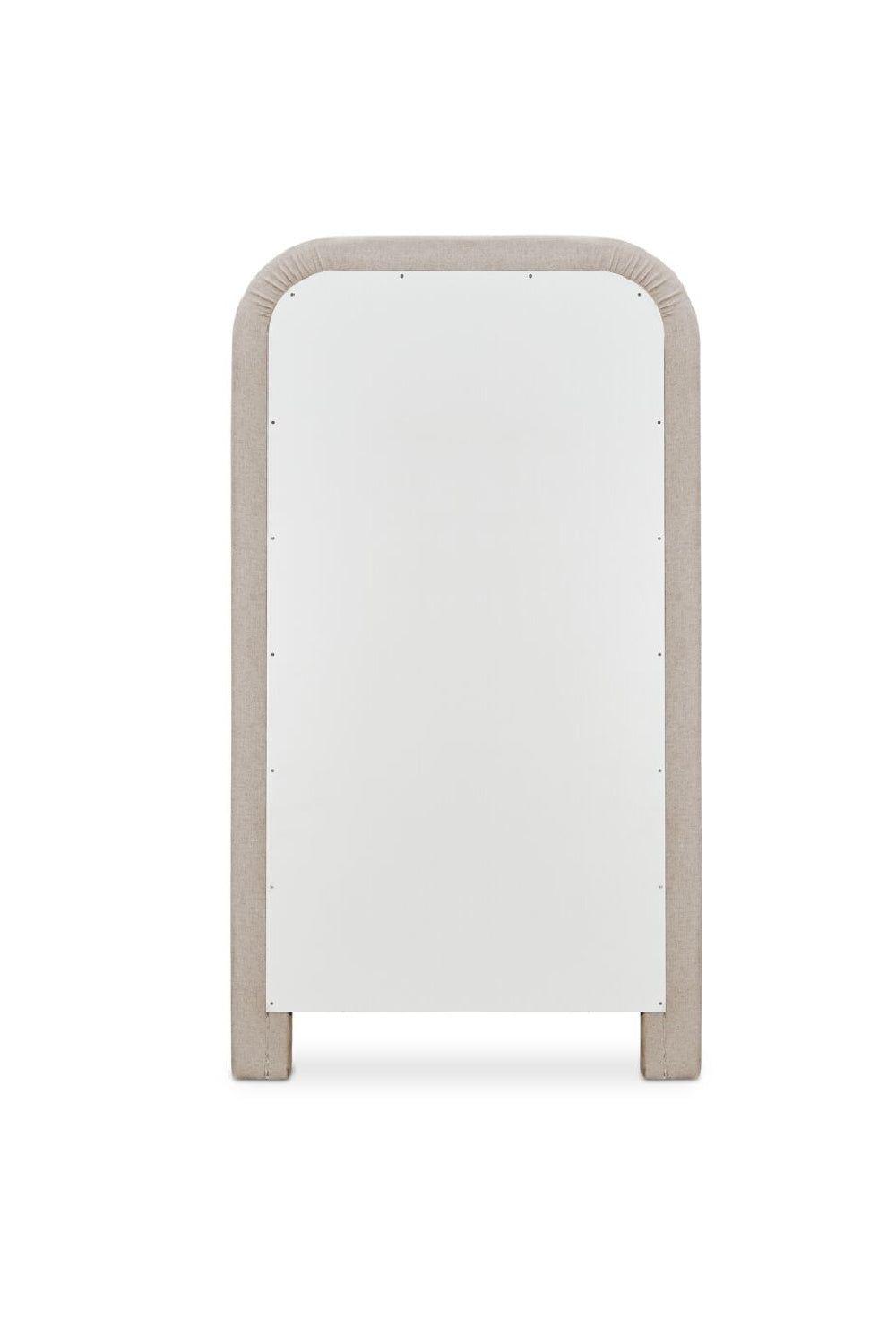 Modern European furniture - Ruched Upholstered Floor Mirror - www.oroa.com