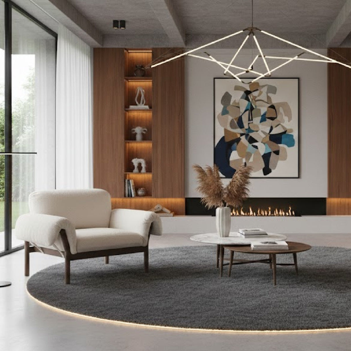 Modern European furniture - Ash-Framed Lounge Chair - www.oroa.com