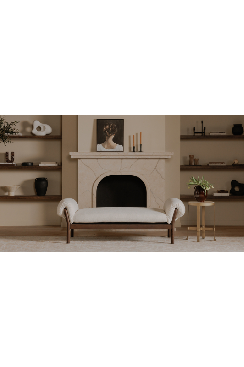 Modern European furniture - Ash-Framed Padded Daybed - www.oroa.com