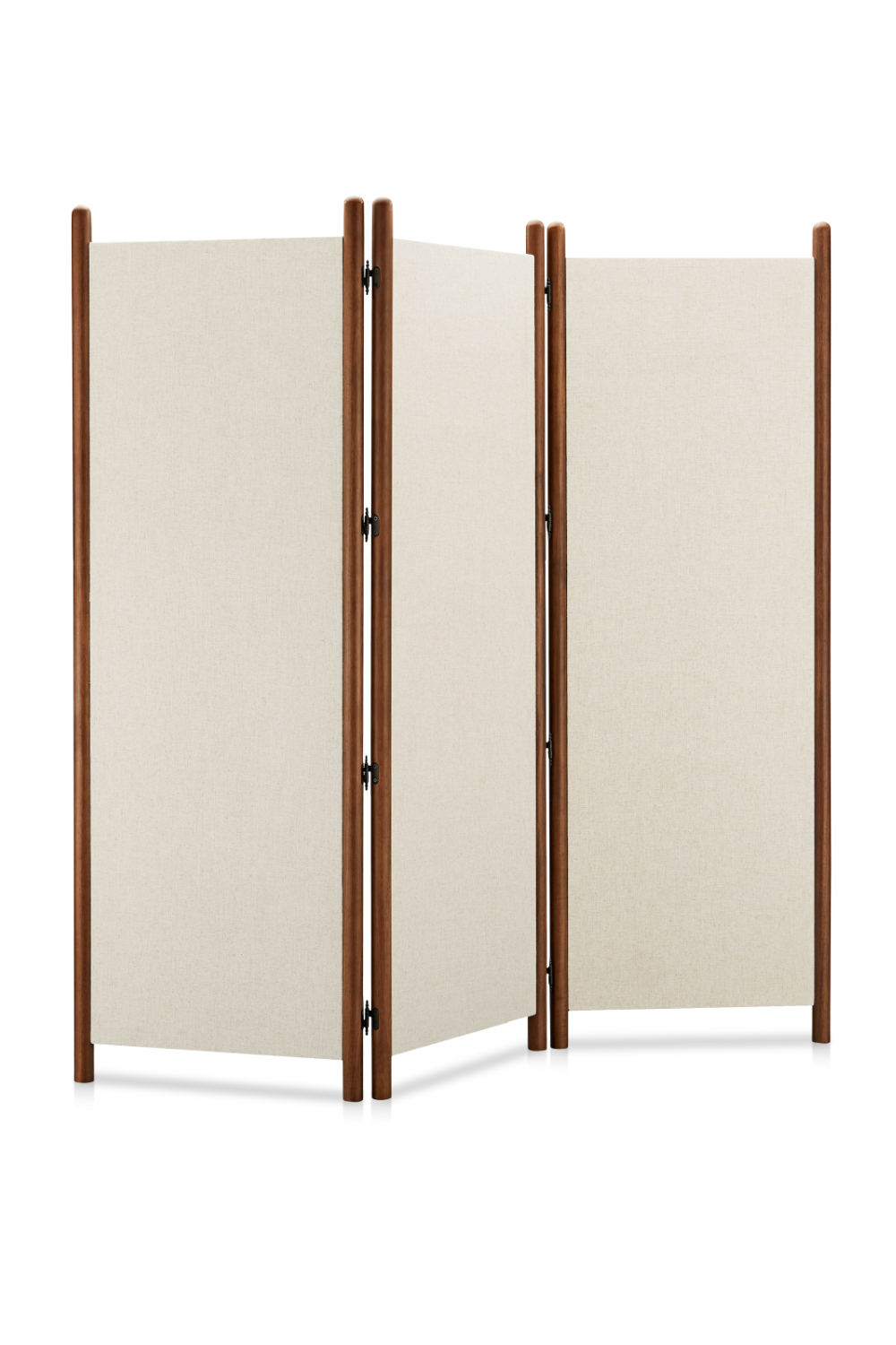 Modern European furniture - White Linen Blend Screen - www.oroa.com