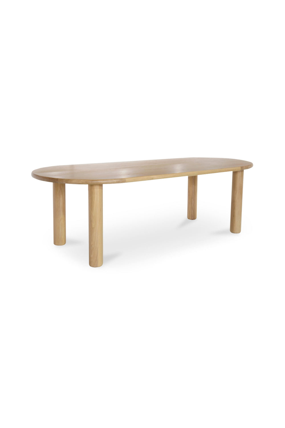 Modern European furniture - Light Oak Oval Dining Table - www.oroa.com