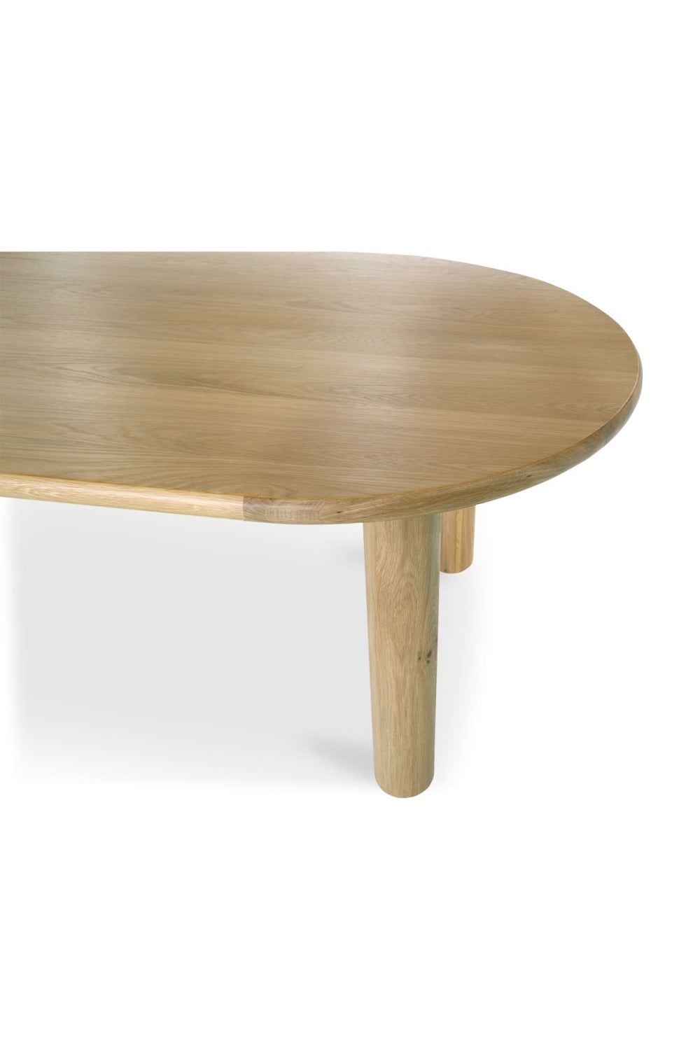 Modern European furniture - Light Oak Oval Dining Table - www.oroa.com
