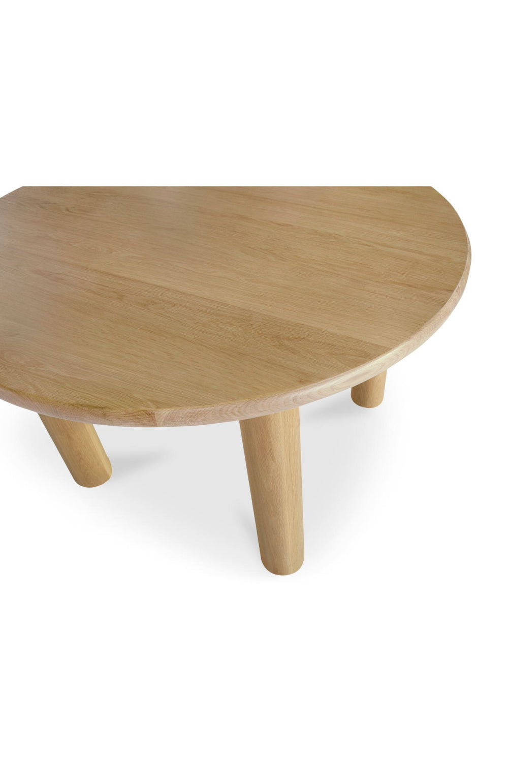Solid Oak Round Dining Table | Novi Living Milo