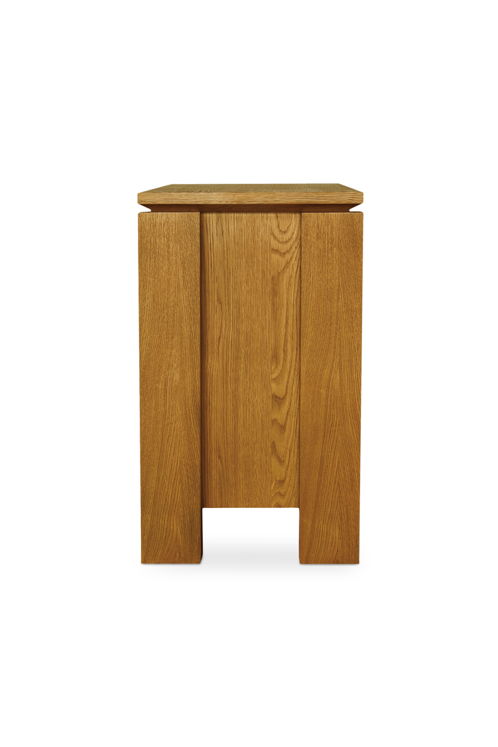 Modern European furniture - Oak Rustic 2-Drawer Nightstand - www.oroa.com