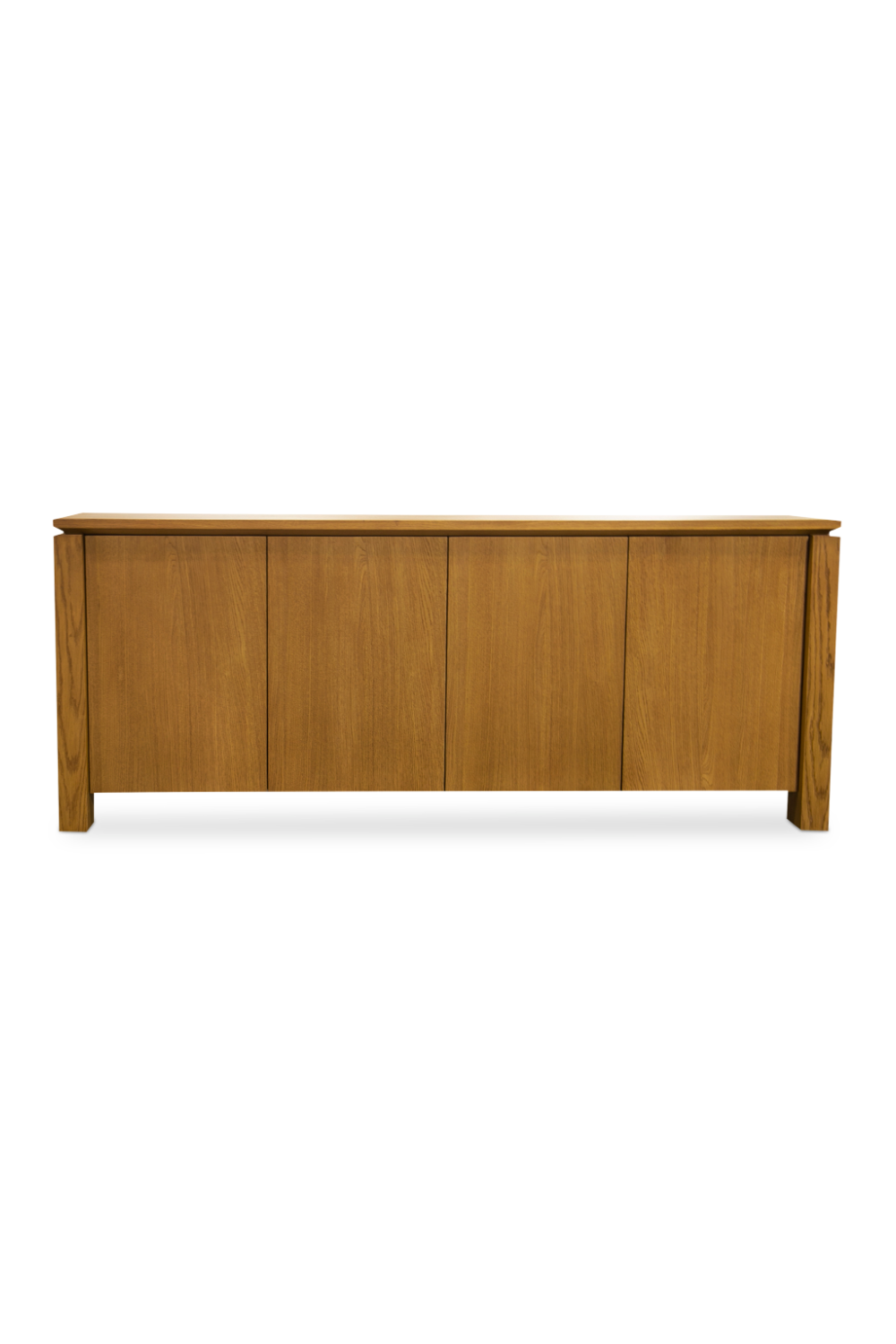 Modern European furniture - Oak Rustic 4-Door Sideboard - www.oroa.com