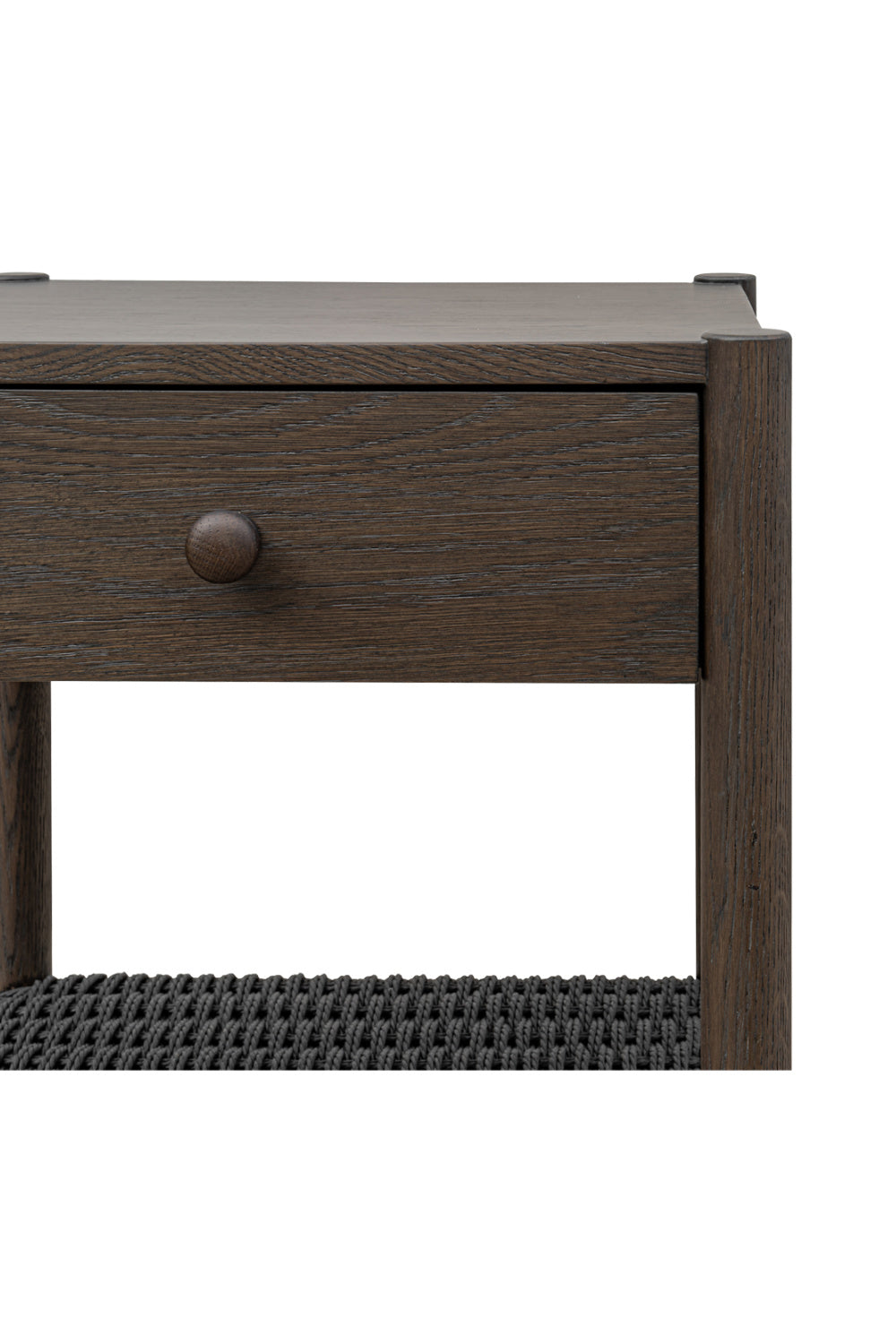 Modern European furniture - Woven Rope Accent Nightstand - www.oroa.com