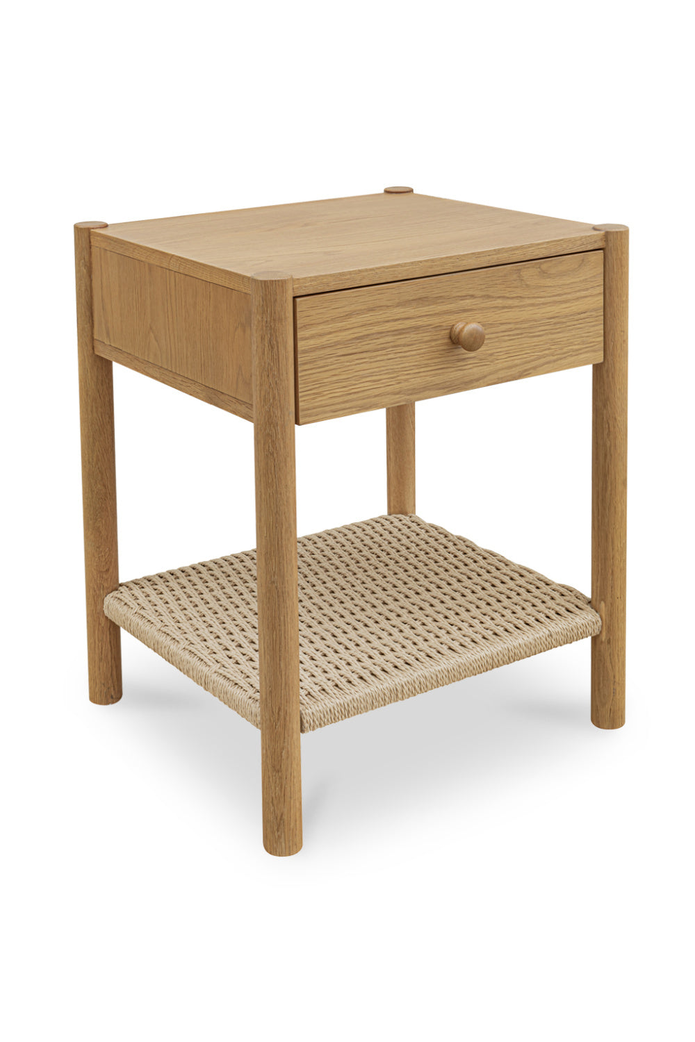 Modern European furniture - Woven Rope Accent Nightstand - www.oroa.com