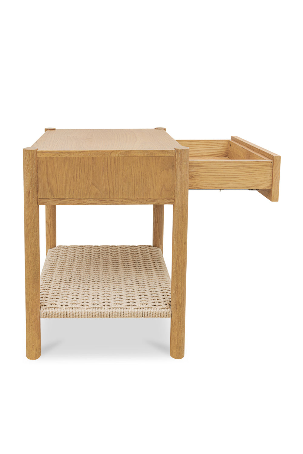 Modern European furniture - Woven Rope Accent Nightstand - www.oroa.com
