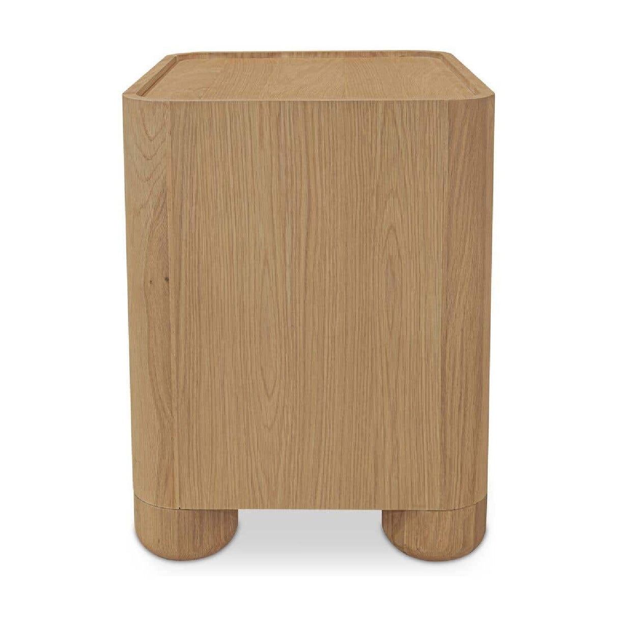 Modern European furniture - Solid Oak 2-Drawer Nightstand - www.oroa.com