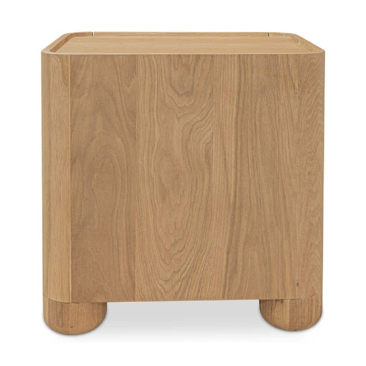 Modern European furniture - Solid Oak 2-Drawer Nightstand - www.oroa.com