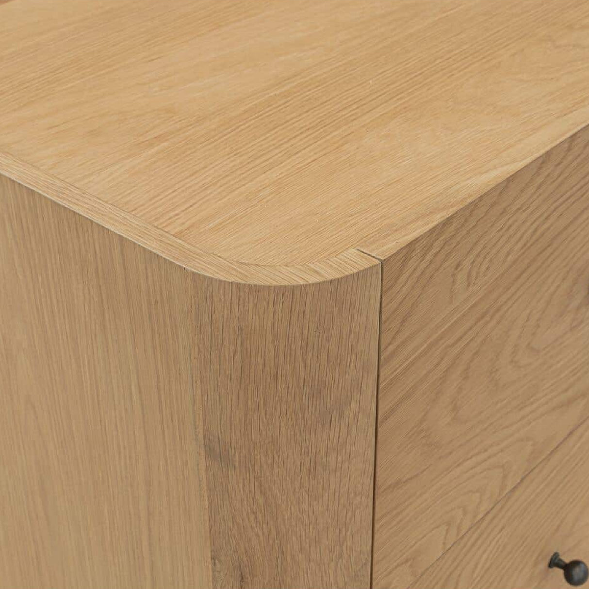 Modern European furniture - Solid Oak 2-Drawer Nightstand - www.oroa.com