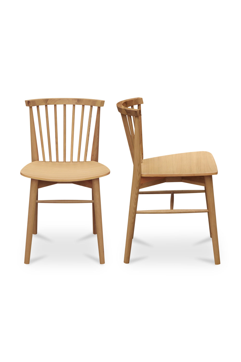 Modern European furniture - Spindle-Back Dining Chairs (2) - www.oroa.com