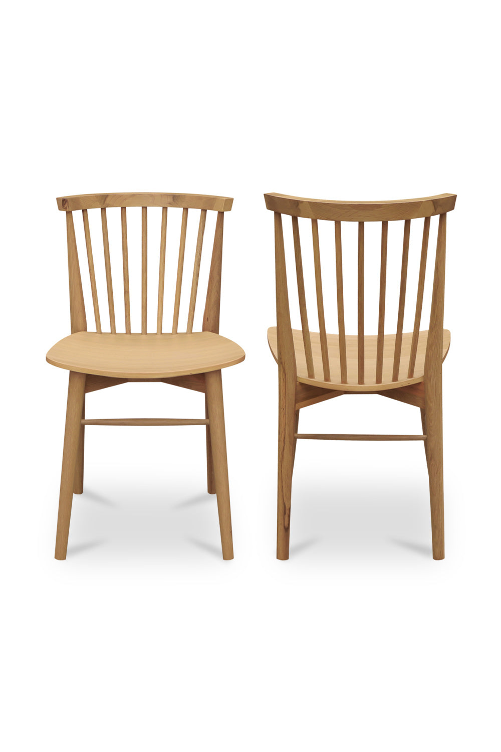 Modern European furniture - Spindle-Back Dining Chairs (2) - www.oroa.com