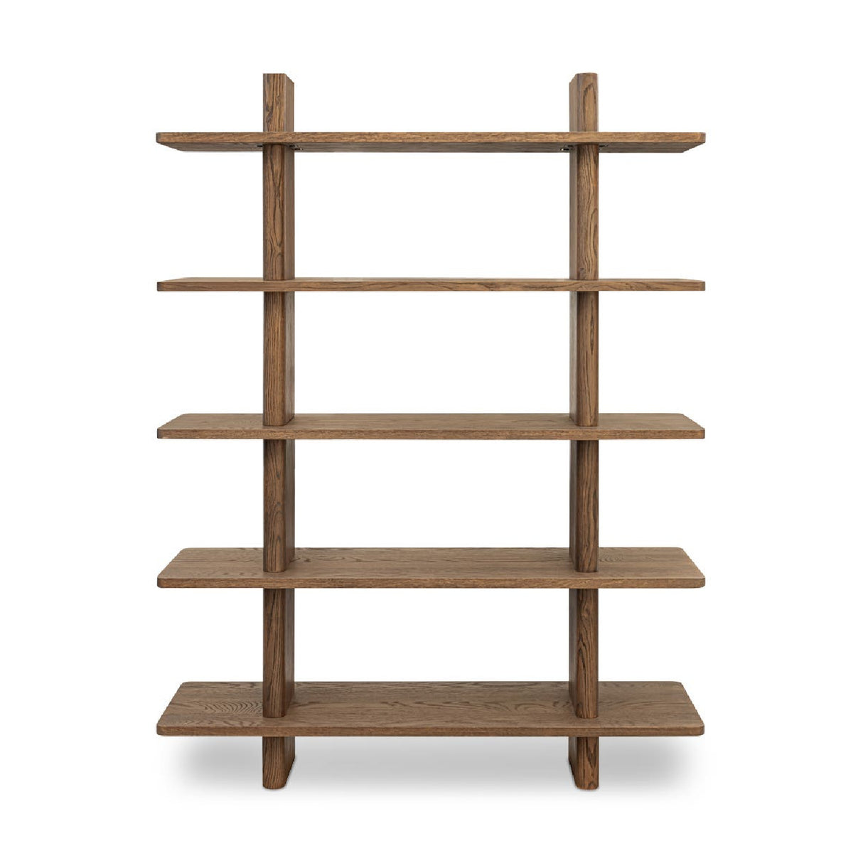 Modern Oak Display Bookcase | Novi Living Casey