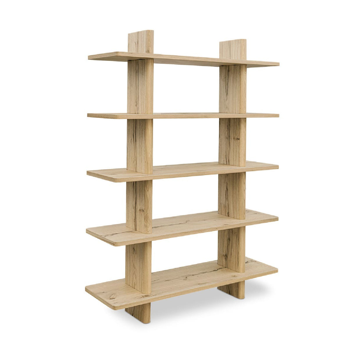 Modern Oak Display Bookcase | Novi Living Casey